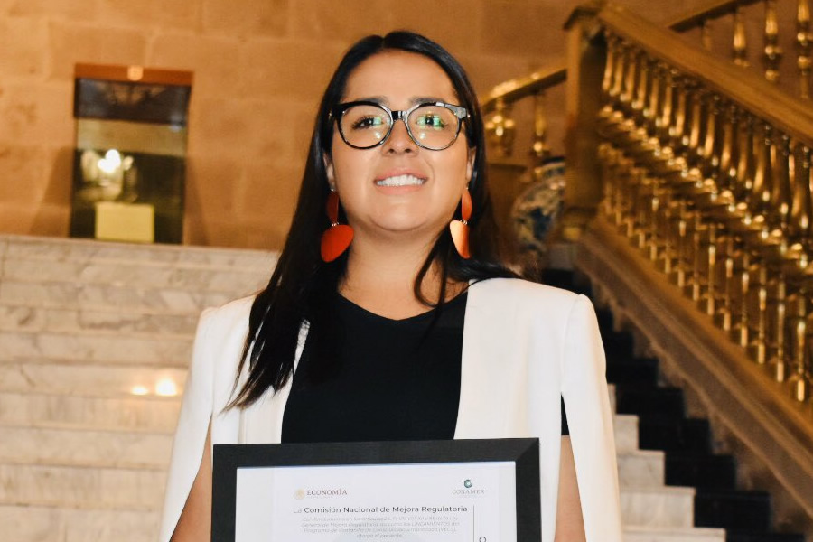 La alcaldesa sigue trabajando en su casa. (Foto: @Paty_OrtizC)