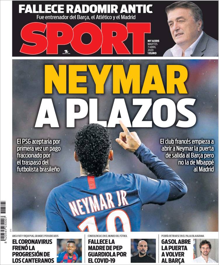 Diario Sport, España (07/04/2020)