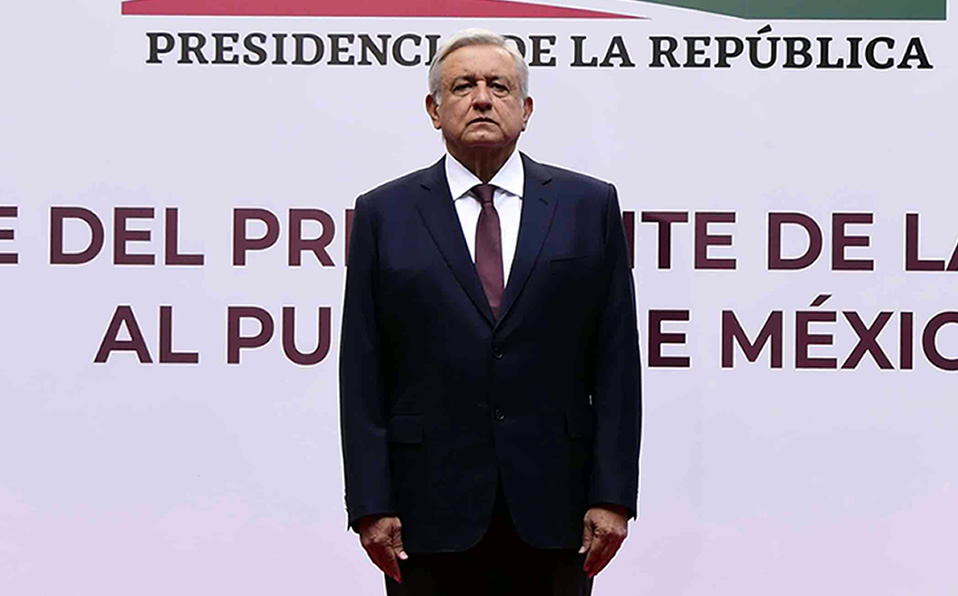 El presidente Andrés Manuel López Obrador comparece en Palacio Nacional