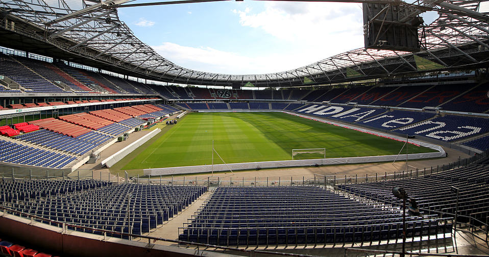 HDI Arena, estadio del Hannover 96, equipo de la Segunda División de Alemania.