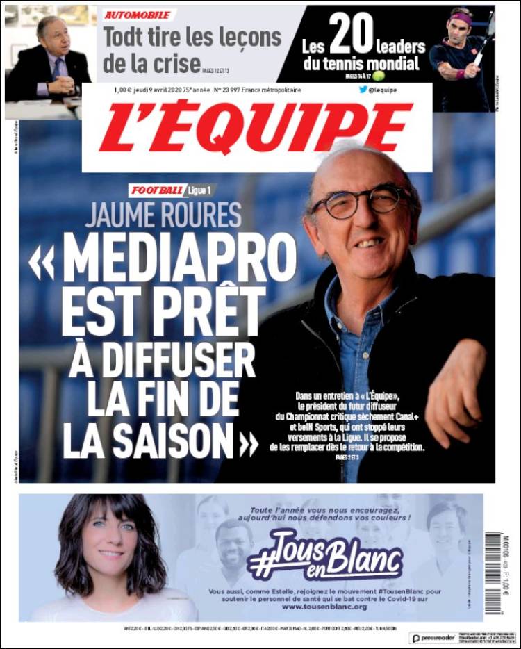L'Equipe. (Francia)