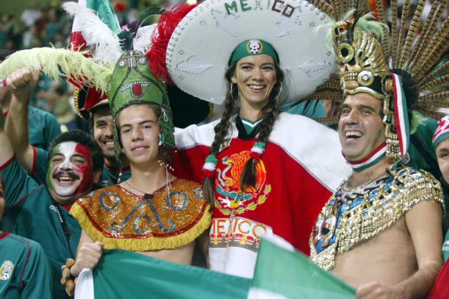La afición mexicana presente como siempre en todas partes. (Mexsport)