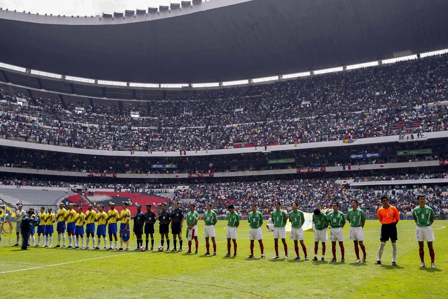 Así lució el Azteca aquella tarde. (Mexsport)