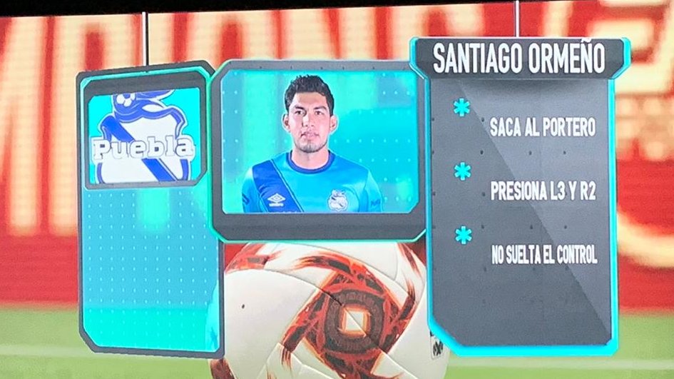 El grosero error de TV Azteca con un jugador del Puebla en la eLiga MX