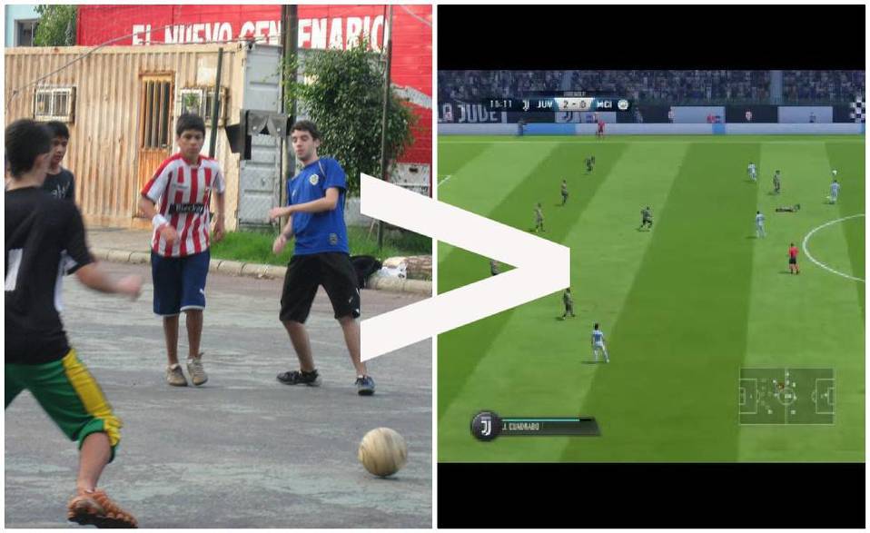 Jugar en la calle mejor que los videojuegos
