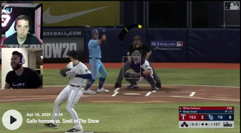Espectacular arranque de la Temporada MLB... virtual