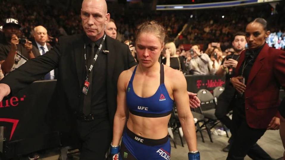 Ronda Rousey tuvo varias apariciones en la WWE (Foto: AFP)