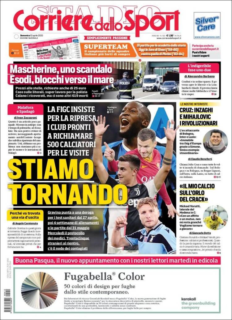 Diario Corriere dello Sport, Italia