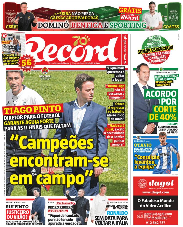 Diario Record, Portugal