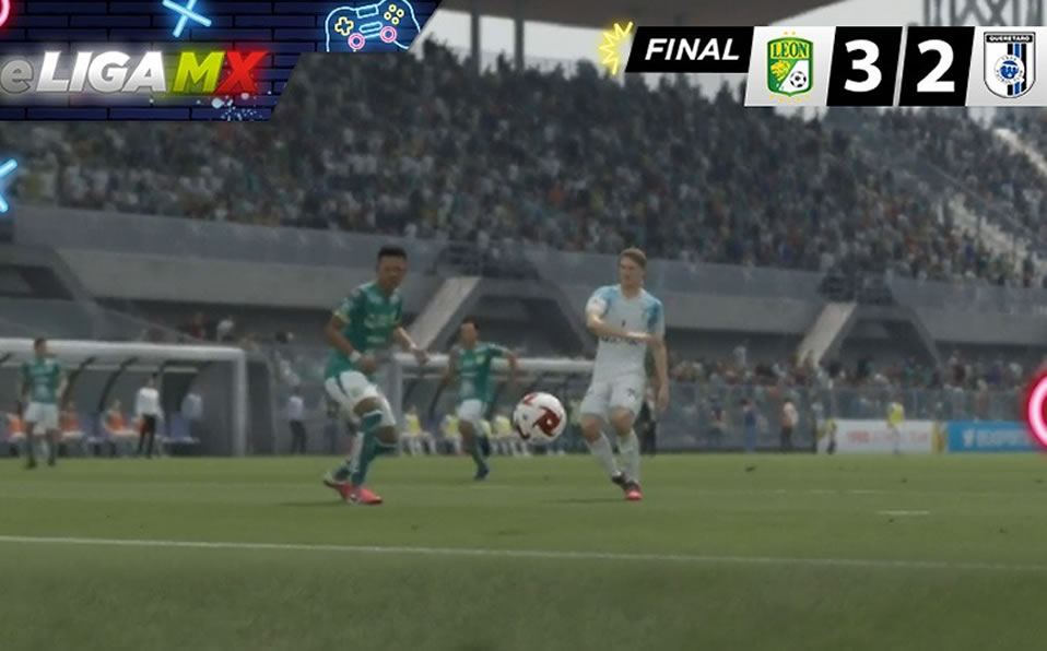 León derrotó con goles de Leo Ramos, Nico Sosa y Chapito Montes. (FIFA 20)