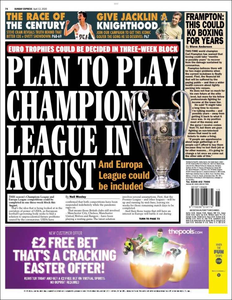 Periódico Express Sport, Reino Unido