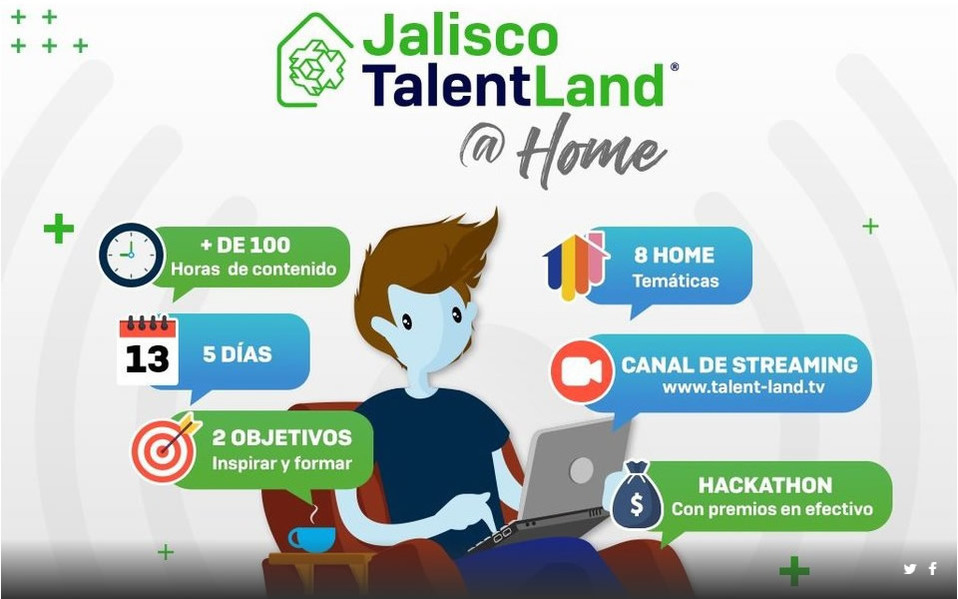 Arranca el Jalisco Talent Land @ Home, conferencias online