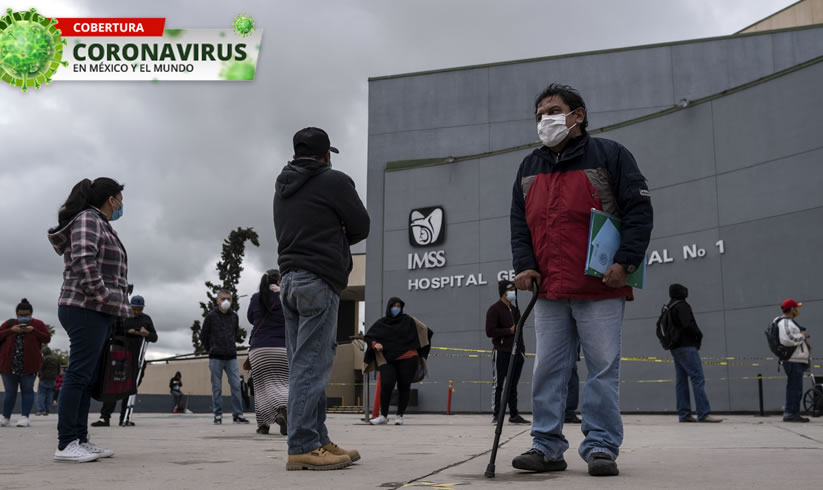 En el IMSS se están atendiendo a muchos de los enfermos por Covid-19. (AFP)