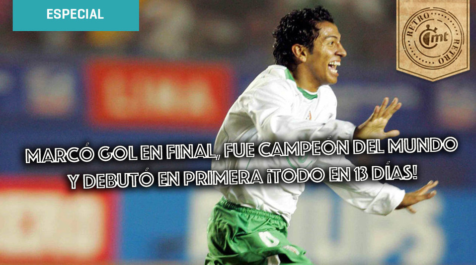 Omar Esparza marcó gol en final, fue campeón del mundo y debutó en Primera ¡Todo en 13 días!