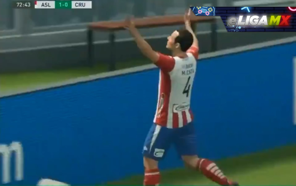 San Luis vs Cruz Azul (2-0) eLiga MX. Borja y La Máquina no levantan