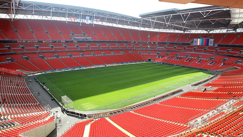 Una panorámica del mítico Wembley.