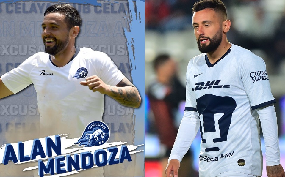 Alan Mendoza. Debutó en Pumas en 2012; ahora juega en el Ascenso con Celaya y tiene 26 años. (Mexsport) (@Celaya)