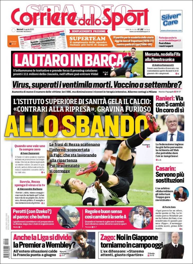 Diario Corriere dello Sport, Italia