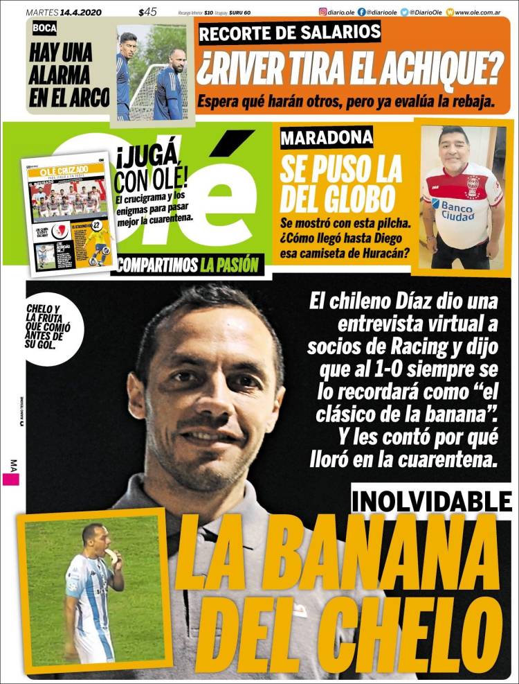 Diario Olé, Argentina