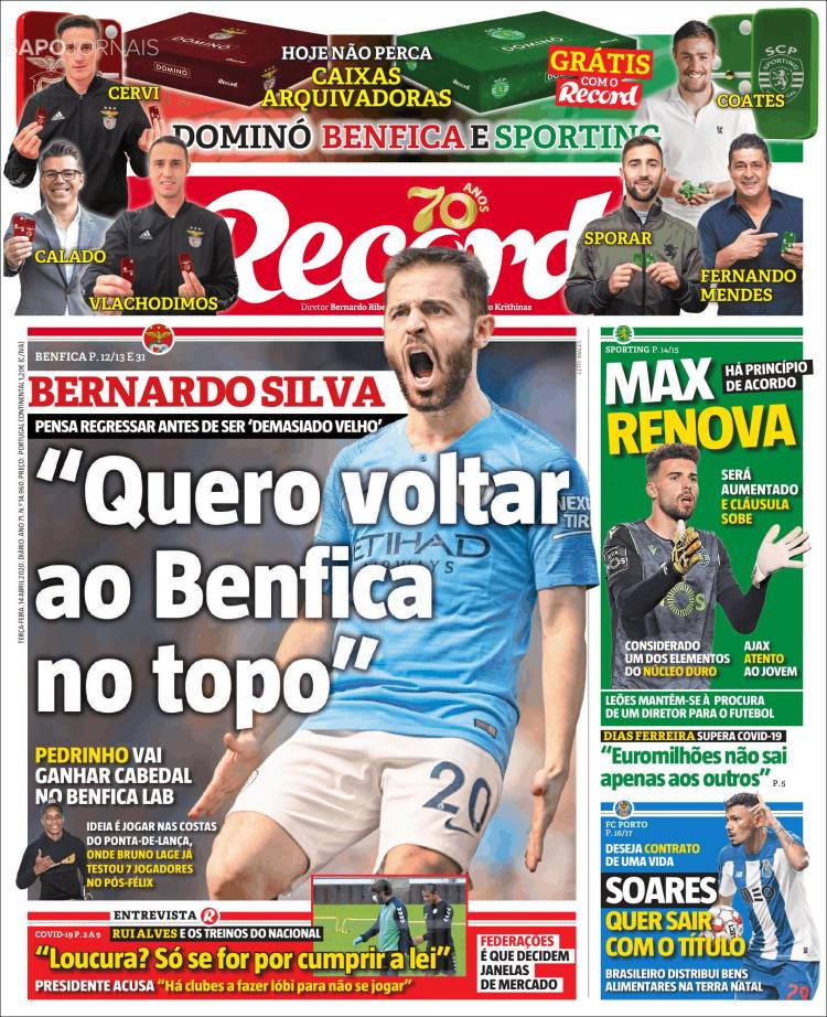 Diario Record, Portugal