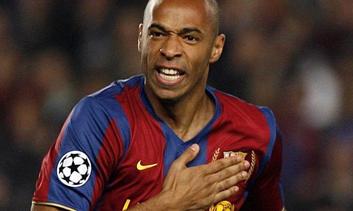 Thierry Henry, quien tras su histórico tiempo con el Arsenal llegó al Barça en 2007 hasta 2010.