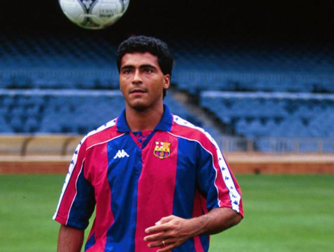 Romario, uno de los mejores delanteros de la historia que militó apenas año y medio con los Culés.