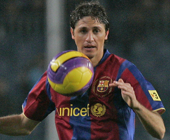 Edmilson, defensa central y contención italobrasileño que estuvo cuatro años en el club.
