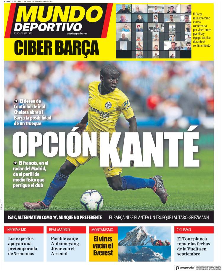 Mundo deportivo. (España)