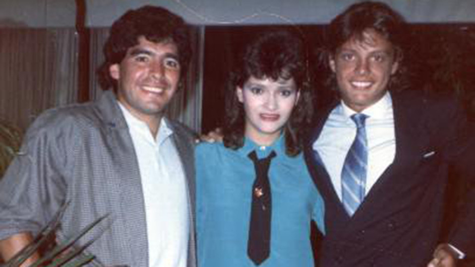El '10' y el 'Sol de México' en una foto histórica de 1986.