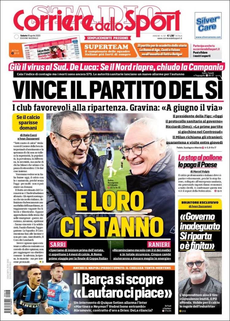 Diario Corriere dello Sport, Italia