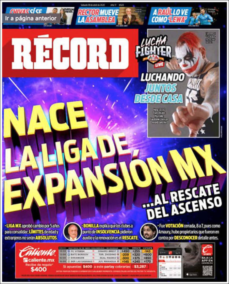 Diario Récord, México