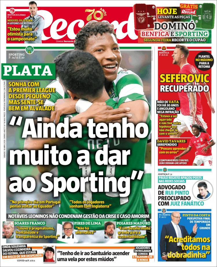 Diario Record, Portugal