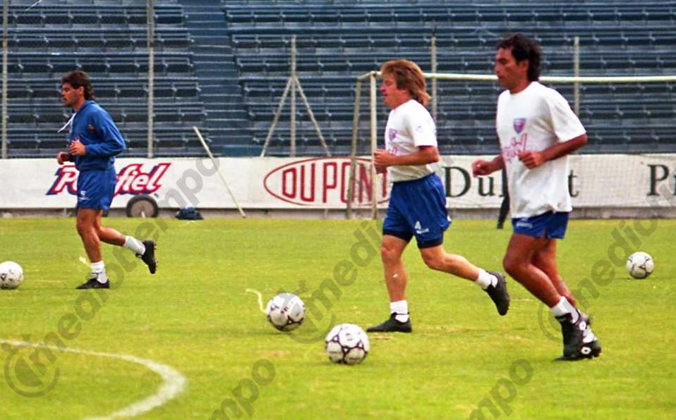 El paso de Hugo con el Atlante fue de una campaña, se marchó previo a la 95-96.(Fototeca Milenio)