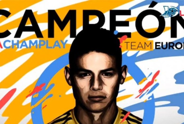 James Rodríguez se coronó en un torneo benéfico de FIFA 20.
