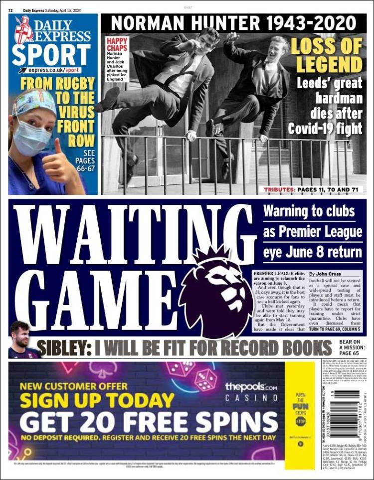 Periódico Express Sport, Reino Unido