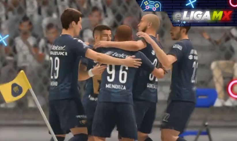 Pumas venció 2-1 a Rayados en la eLiga MX.