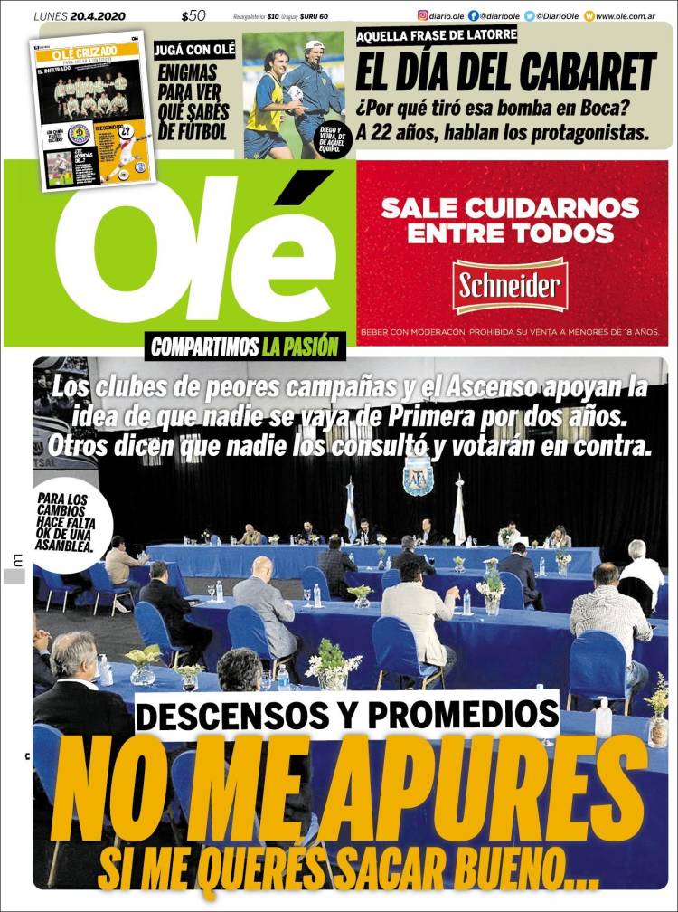 Diario Olé, Argentina