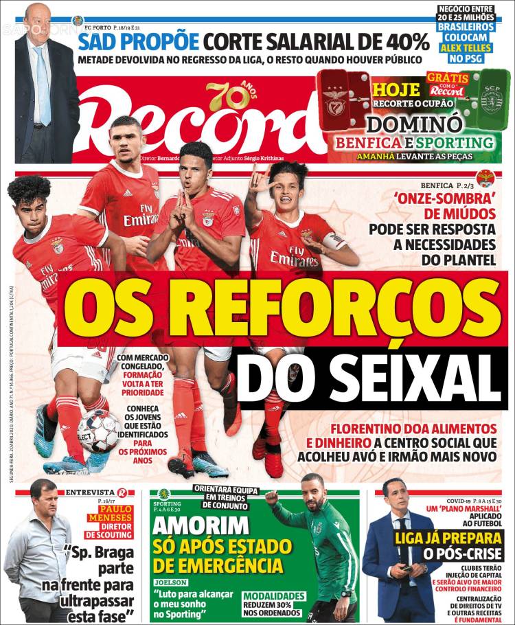 Diario Record, Portugal