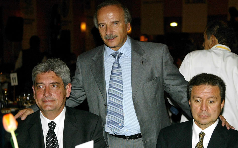 Enrique de la Garza (centro) fue presidente de la Primera A. (Foto: Mexsport)