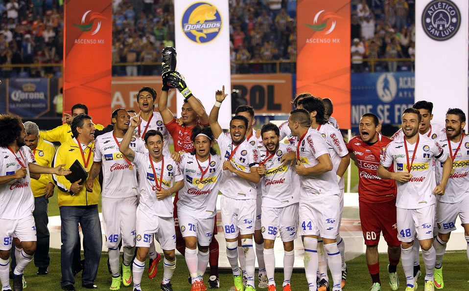 Clausura 2015: El primer campeonato de Dorados en esta liga fue ante el San Luis.