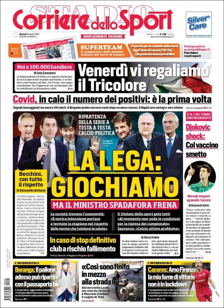 Diario Corriere dello Sport, Italia