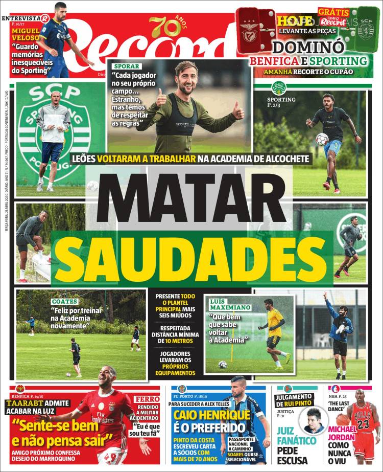 Diario Record, Portugal