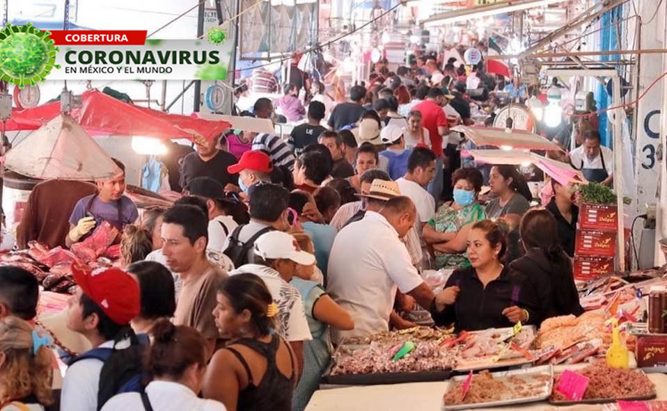 Fiestas y mercados disparan contagios de Covid-19 en la CDMX (FOTO: Twitter)