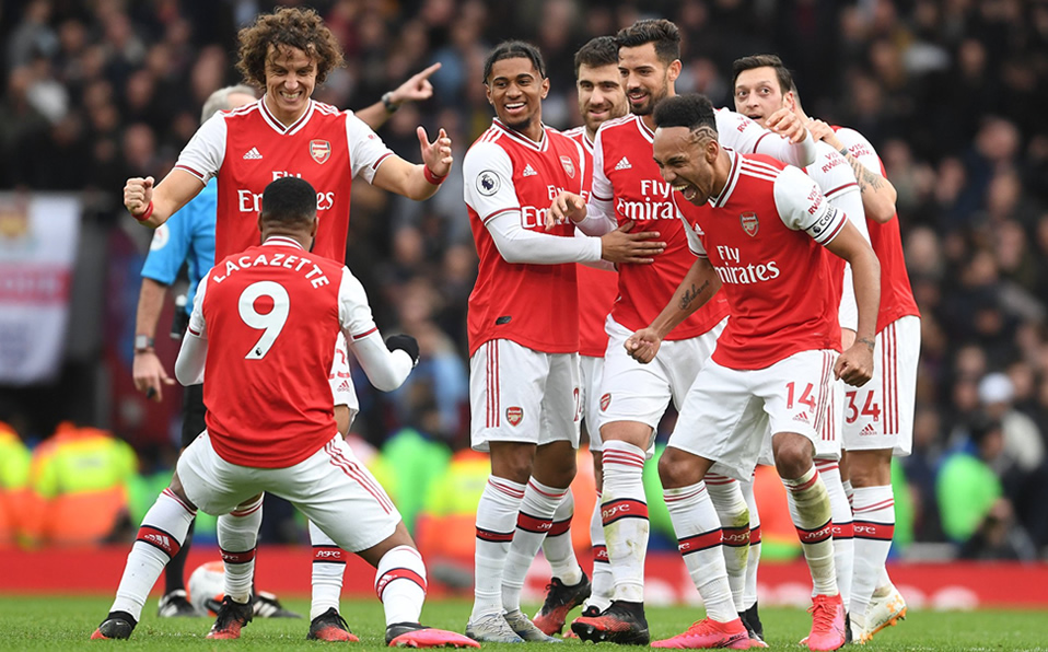 Cuatro estrellas del Arsenal violaron la cuarentena (Twitter @ArsenalEspanol)