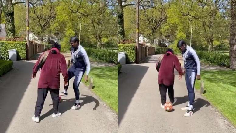 La relación entre Pogba y su madre se distingue por ser de mucha camaradería.