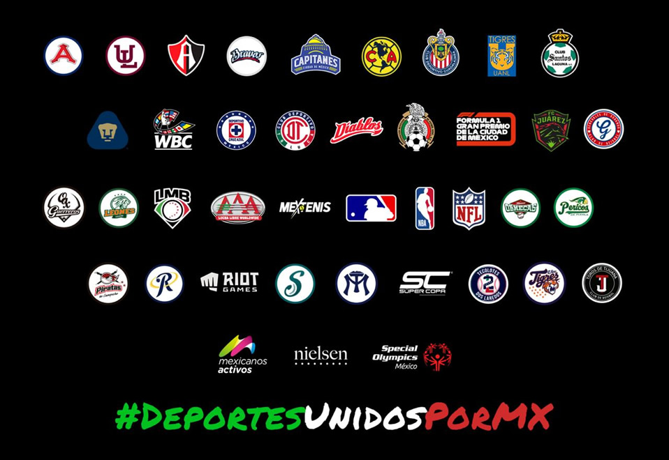 La LMB y sus 16 equipos entran a: "Deportes Unidos por México"