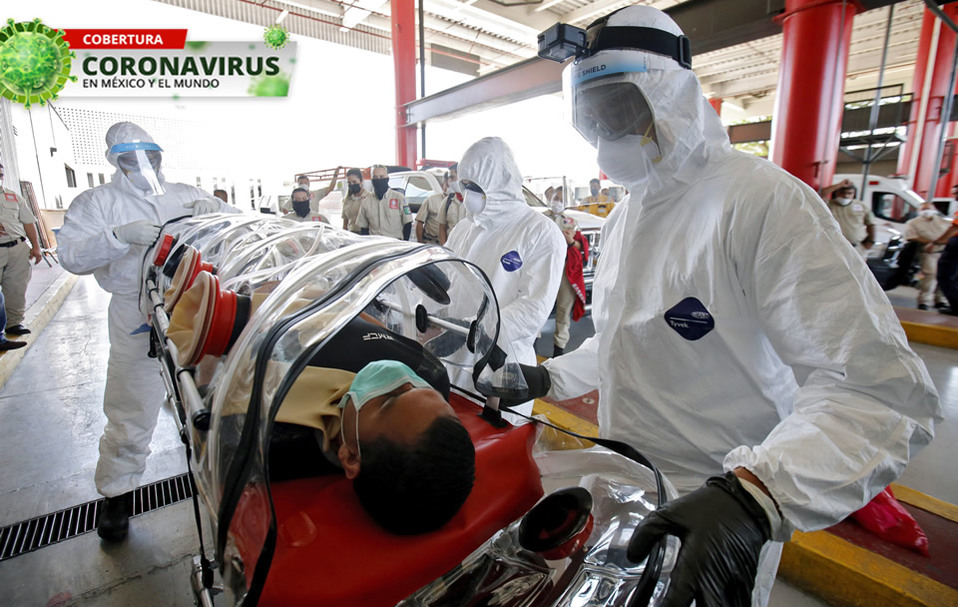 Coronavirus en México. Casos y muertes 25 de abril de 2020