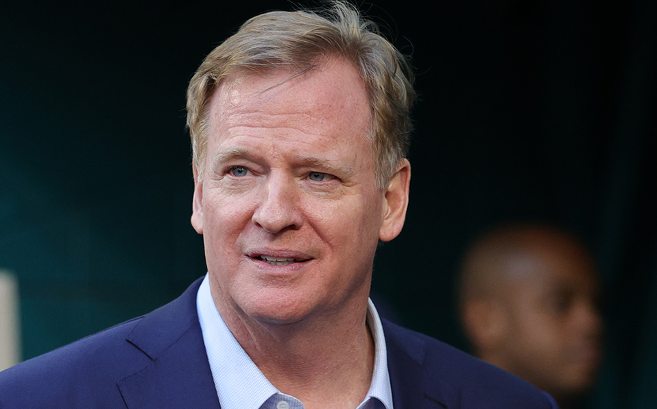 El comisionado Roger Goodell hizo los anuncios desde su casa (AFP)