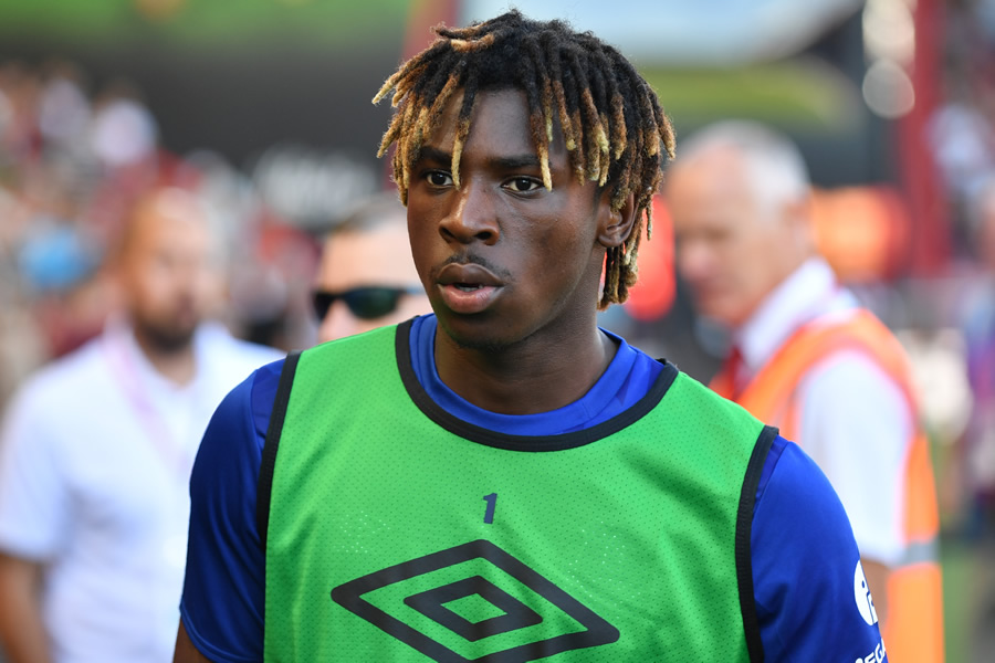 Moise Kean presumió la fiesta en una de sus redes sociales. (AFP)