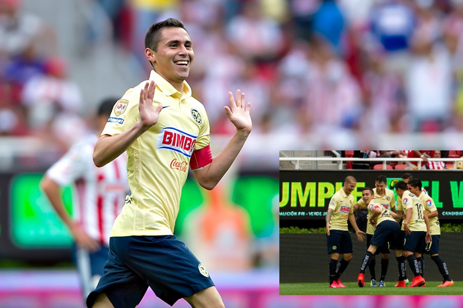 Paul Aguilar sorprendió aquella ocasión por la forma en que festejó el tanto ante Chivas. FOTOS: Mexsport.